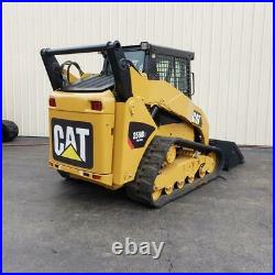 1 Owner 2012 Caterpillar 259b3 Cab Heat Air Track Skid Steer Loader Cat 259