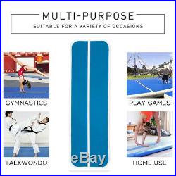 10/20ft Inflatable Air Track Home/Outdoor Gymnastics Yoga Taekwondo Mat+Pump GYM