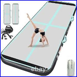 10-26ft Inflatable Air Mat Tumble Track Gymnastics Mat Yoga Tumbling Mat +Pump