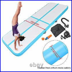10 Ft 5.9 Thick Air Track Inflatable Tumbling Mat Gymnastics Training Fitness