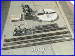 1001 Air Pneumatic Concrete Wall Track Rail Saw IR Multi Vac Motor withRails/Guard