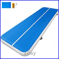 10FT Airtrack Air Track Floor Inflatable Gymnastic Tumbling Mat Training 8Thick