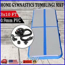 10ft Airtrack Air Track Floor Inflatable Gymnastics Tumbling Mat GYM + Free Pump