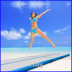 10ft Inflatable Gymnastics Air Track Mat Tumbling Training withPump Indoor/Outdoor