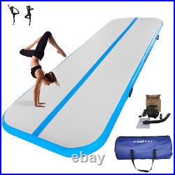 10ft Inflatable Mutilfunctional Air Track Gymnastic Mat home training with pump
