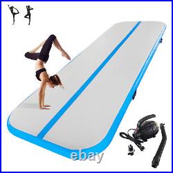 10ft Inflatable Mutilfunctional Air Track Gymnastic Mat home training with pump