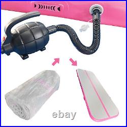 10ft Pink Inflatable Mutilfunctional Air Track Gymnastic Yoga Mat with pump