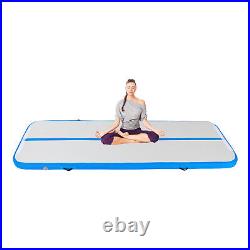110V Air Mat Track Yoga Inflatable Gymnastics Mats Tumbling Training Pat with Pump