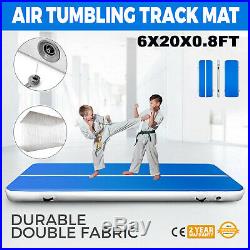 13/16/20FT Air Track Inflatable Air Track Floor Gymnastics Tumbling Mat GYM+Pump