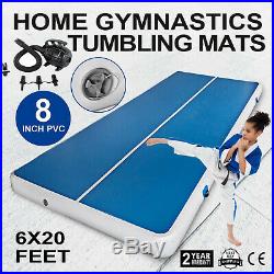 13/16/20FT Pro Airtrack Floor Home Mat Gymnastics Tumbling Mat GYM Pump Gift U. S