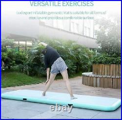 13FT Air Track Inflatable Tumbling Gymnastics Mat Training Yoga Sports Home GYM
