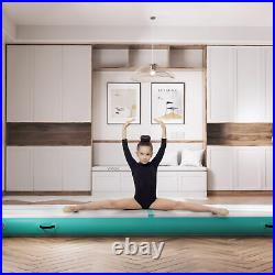 13ft Air Track Mat Inflatable Gymnastics & Yoga Mat w Pump for Kids and Adults