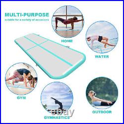 13ft Air Tumble Track Inflatable Tumbling Mat Gymnastics Gym Mat Home Floor 4in