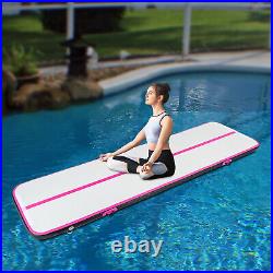 13ft Inflatable Air Track Mat Tumbling Yoga Mat Home Gymnastics Tumbling+Pump