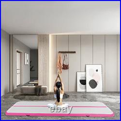 13x3.2ft Air Mat Track Inflatable Gymnastics Mat Pad Yoga Tumbling Mat with Pump