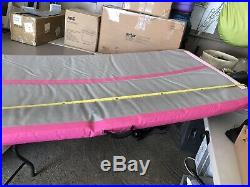16 x 3.3 x 4'' Inflatable Gym Air Track Gymnastics Tumbling Mat, Pink