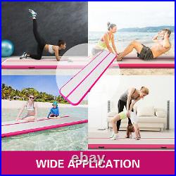 16FT Air Track Floor Tumbling Pad Inflatable Gymnastics Yoga Mat PVC Gym Mats