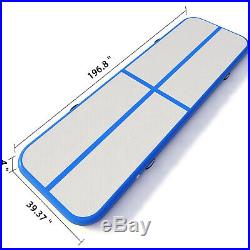 16FT Airtrack Inflatable Air Track Floor Home Gymnastics Tumbling Mat GYM