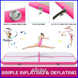 16FT Airtrack Inflatable Air Track Gymnastics Tumbling Training Mat Floor Home