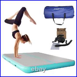 16ft MintGreen Inflatable Mutilfunctional Air Track Gymnastic Yoga Mat with pump