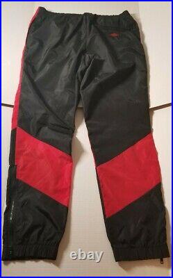 1985 Nike Air Jordan Wings Black/red Track Athletic Pants Windbreaker Medium