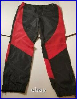 1985 Nike Air Jordan Wings Black/red Track Athletic Pants Windbreaker Medium