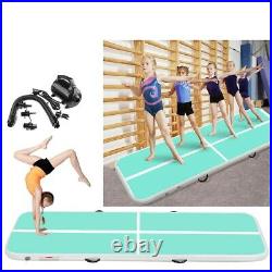 2-40ft Air Track Mat Kids Inflatable Gymnastics Mats Tumbling Mat Yoga Mat +Pump