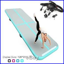 20/16/13/10ft inflatable air track gymnastics tumble track tumbling mat withPump