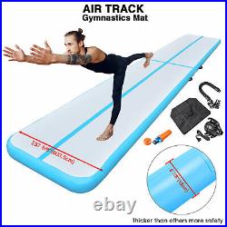 20 Ft Air Track Inflatable Fitness Tumbling Mat Gymnastics Training Home Gym