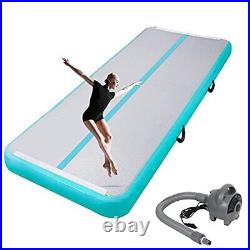 20-foot inflatable air gymnastics mat tumbling track home yoga 6M without pump