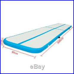 20 ft x3.3ft x4inch Inflatable Air Track Mat Gymnastics Tumbling Mat Air Floor
