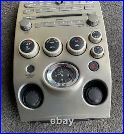 2004-2007 Infiniti QX56 Navigation Radio Player Climate Control Panel Bezel OEM