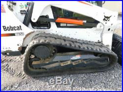 2016 Bobcat T650 Rubber Track Skid Steer Loader Cab Heat Air Conditioning VIDEO