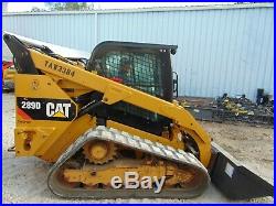 2016 Cat 289d 2 Speed Wide Track Air Conditioned Air Ride Heated Seat