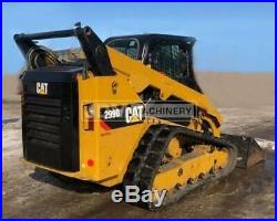 2016 Caterpillar 299d2 Cab Heat Air Track Skid Steer Loader Cat 299