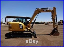 2016 Caterpillar 308e2 Cr Sb Cab Air Heat Mini Track Crawler Excavator 308