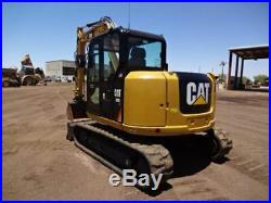 2016 Caterpillar 308e2 Cr Sb Cab Air Heat Mini Track Crawler Excavator 308