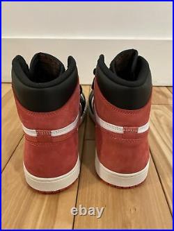 2017 Air Jordan 1 Retro High Track Red 555088 112 Size 10.5