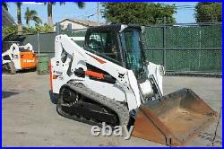 2017 Bobcat T650 Track Loader, Erops, Low Hours, Hand Foot Cntrl, Ice Cold Air
