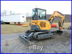 2017 Mustang 450Z NXT2 Mini Rubber Track Excavator Cab Heat Air Thumb 2 Speed