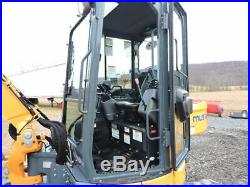 2017 Mustang 450Z NXT2 Mini Rubber Track Excavator Cab Heat Air Thumb 2 Speed
