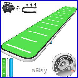20FT Air Track Inflatable AirTrack Tumbling Gymnastics Mat WithPump Yoga 8in Home