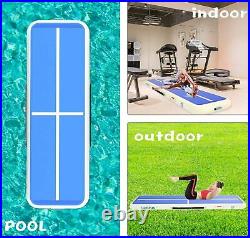 20FT Inflatable Air Gymnastics Track Tumbling Tumble Floor Gym Mat Yoga Pad 4