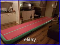 20ft Airtrack Air Track Floor Inflatable Gymnastics Tumbling Mat GYM +Pump & Bag