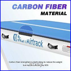 20ft Airtrack Air Track Floor Inflatable Gymnastics Tumbling Mat GYM +Pump Blue