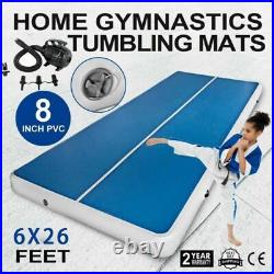 26X6Ft Air Floor Home Gymnastics Tumbling Mat Inflatable Training GYM jump