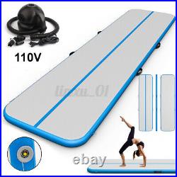 2x10Ft Air Track Inflatable Airtrack Tumbling Gymnastics Floor Mat Training Home