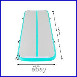3.2ft9.8ft Air Track Inflatable Airtrack Tumbling Gymnastics Yoga Training Mat