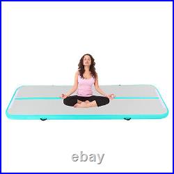 3.2ft9.8ft Airtrack Inflatable Floor Tumbling Gymnastics Mat Yoga Training+Pump