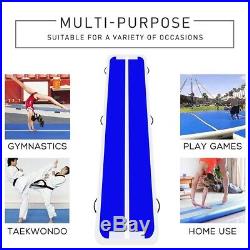 3/4/5/6M Inflatable Air Track Floor Home Gymnastics Pad Tumbling Mat GYM + Pump